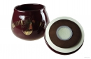 Vaso Porta Tabacco Sherlock Holmes  Bordeaux - Ceramica